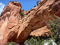 Front of Fay Canyon Arch