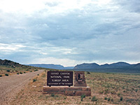 Entrance to the National Park