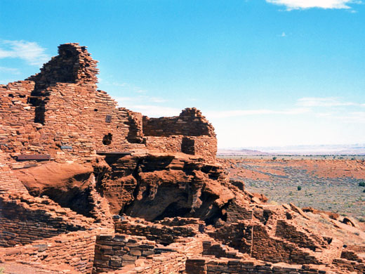 Ruins of Wupatki Pueblo, in Wupatki National Monument