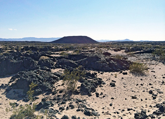 Amboy Crater, looking south from old Route 66