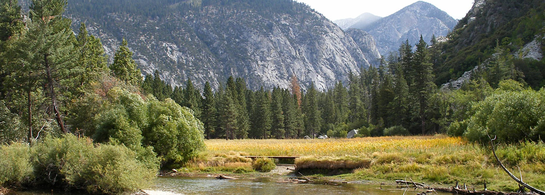 South Fork of the Kings River, flowing past Zumwalt Meadows
