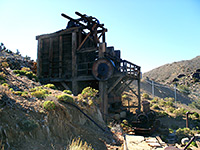 Side of the stamp mill