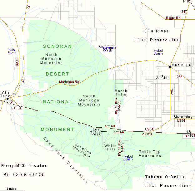 Colorado Desert Map