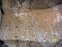 Human petroglyphs