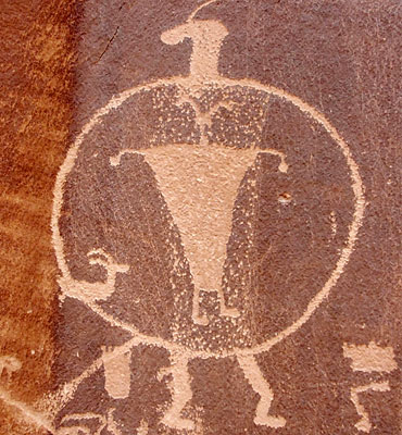 Petroglyphs near Moab, Utah