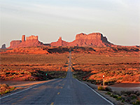 The classic Monument Valley road picture