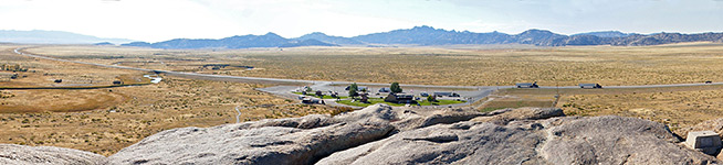 Panorama from the Independence Rock summit