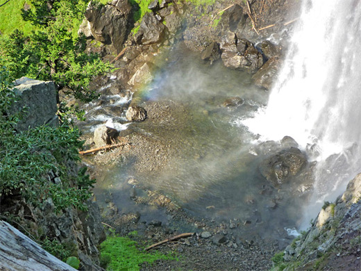 Base of Dunanda Falls