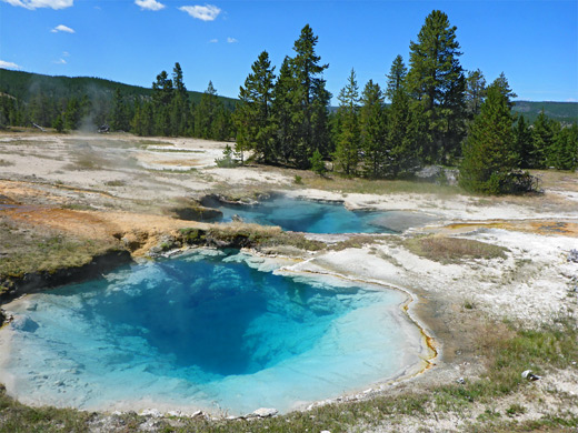 Hot pools in the Rabbit Creek Group