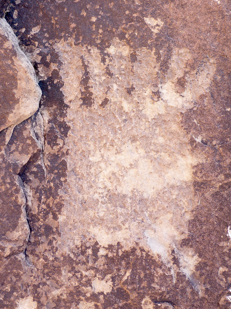 Foot-like petroglyph