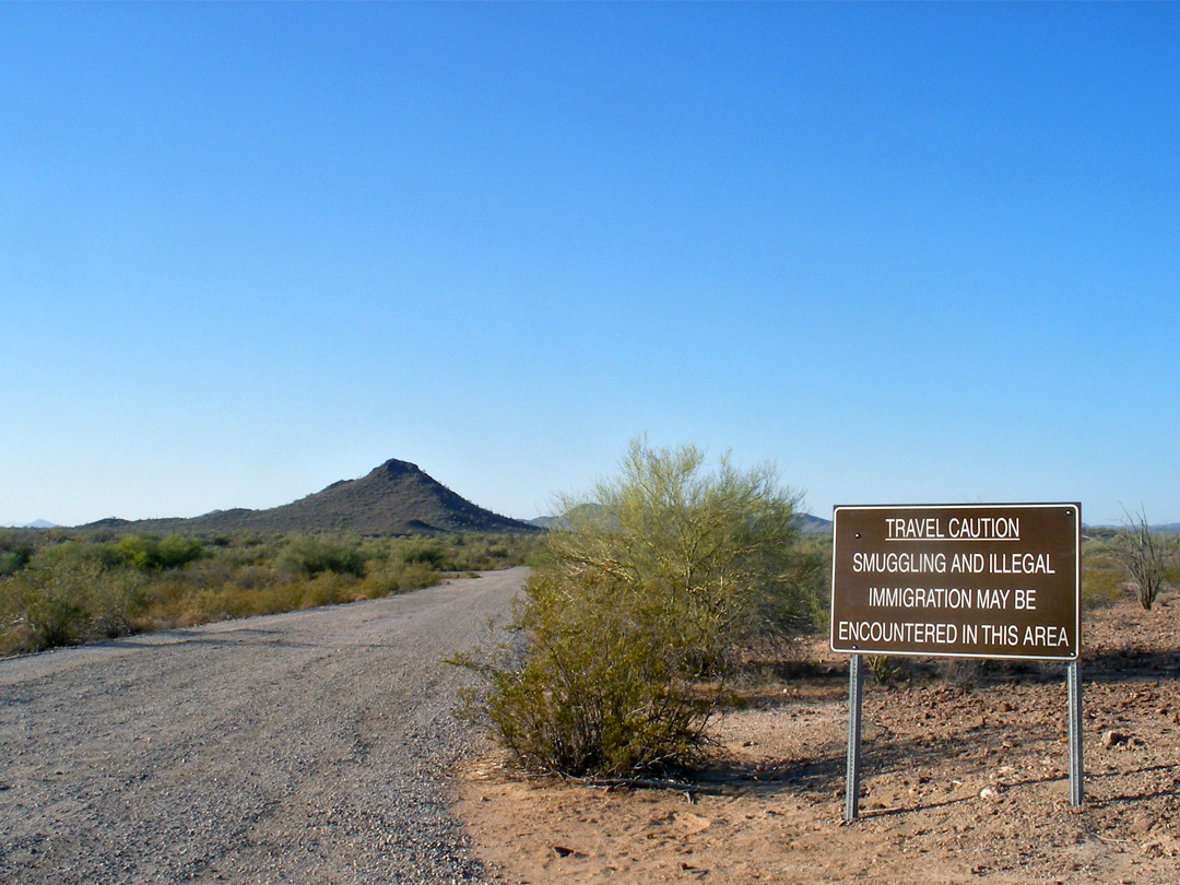 Travel advisory notice: Sonoran Desert National Monument, Arizona