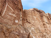 Varied petroglyphs