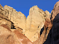 Red and brown cliffs