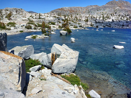 Rocks in Lake Aloha