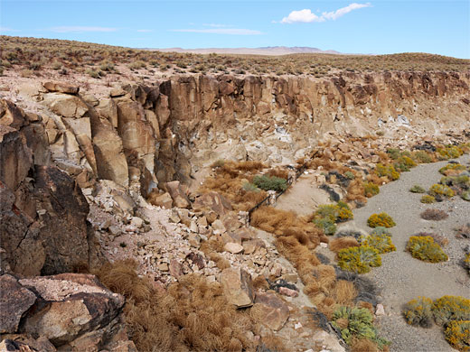 The main rock art site