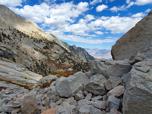 Jumbled boulders