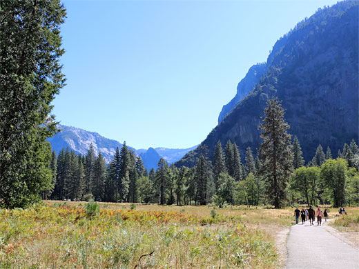 People on the trail