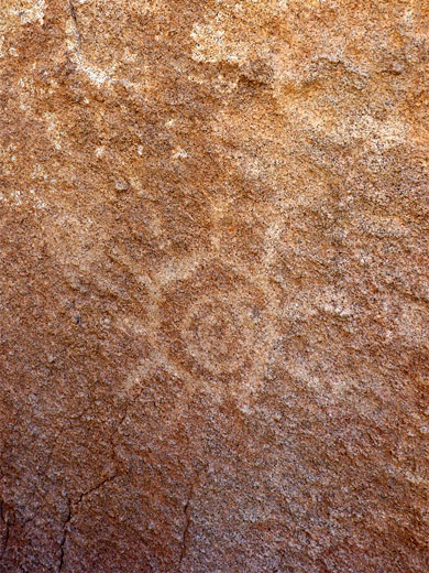 Circle petroglyph