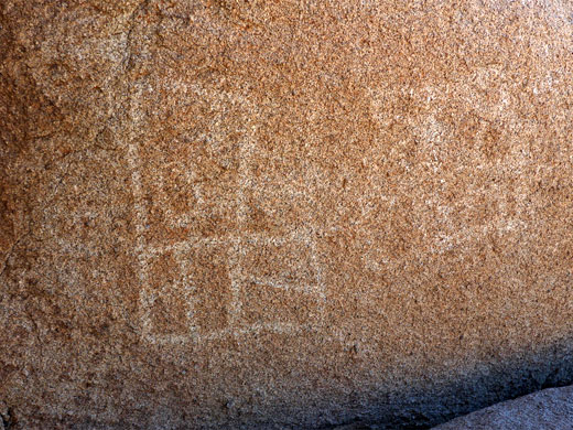 Angular petroglyphs