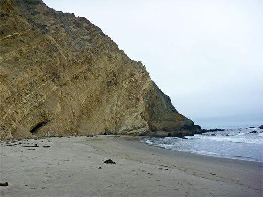 Sedimentary cliffs