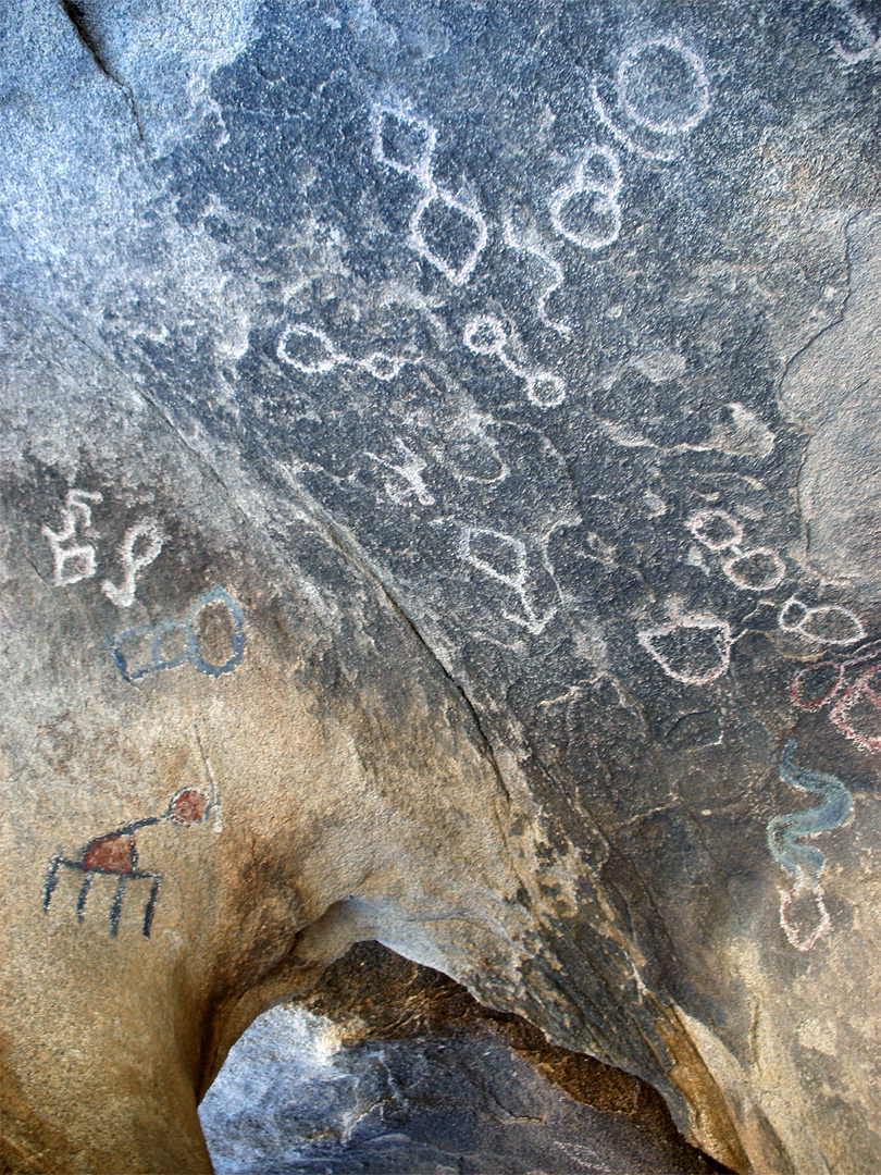 Petroglyphs Barker Dam Trail Joshua Tree National Park California
