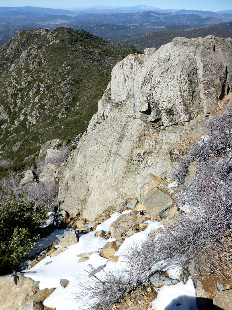 Rock at the summit