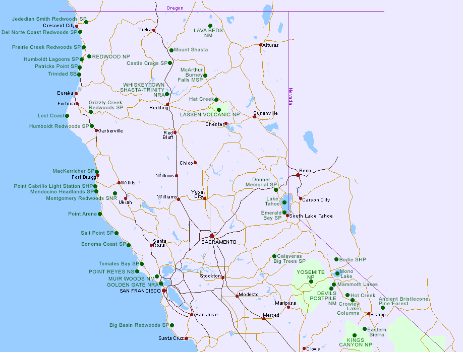 North Ca Map 