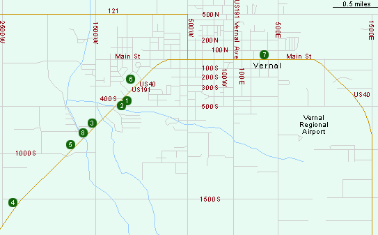 Hotels Vernal  Northeast Utah Hotels  near Dinosaur National