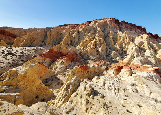 North edge of the Painted Pinnacles