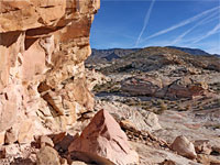 Fallen boulder