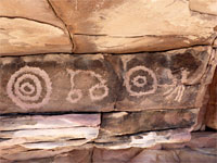 Four petroglyphs