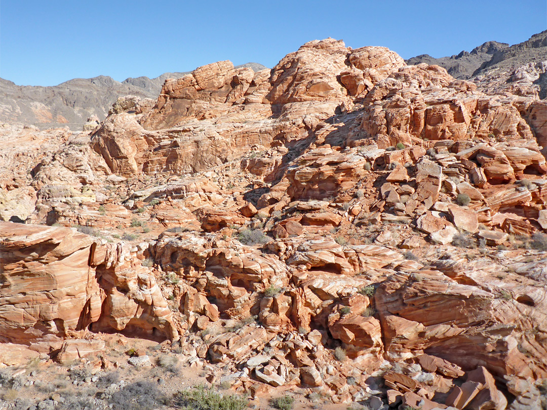 Orange sandstone