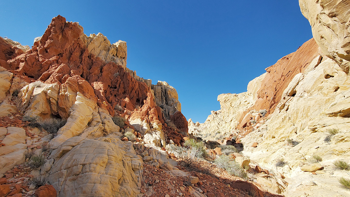 East edge of the pinnacles