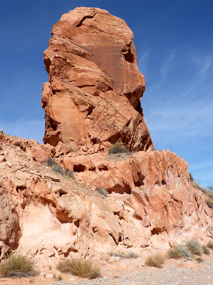 Red rock spire