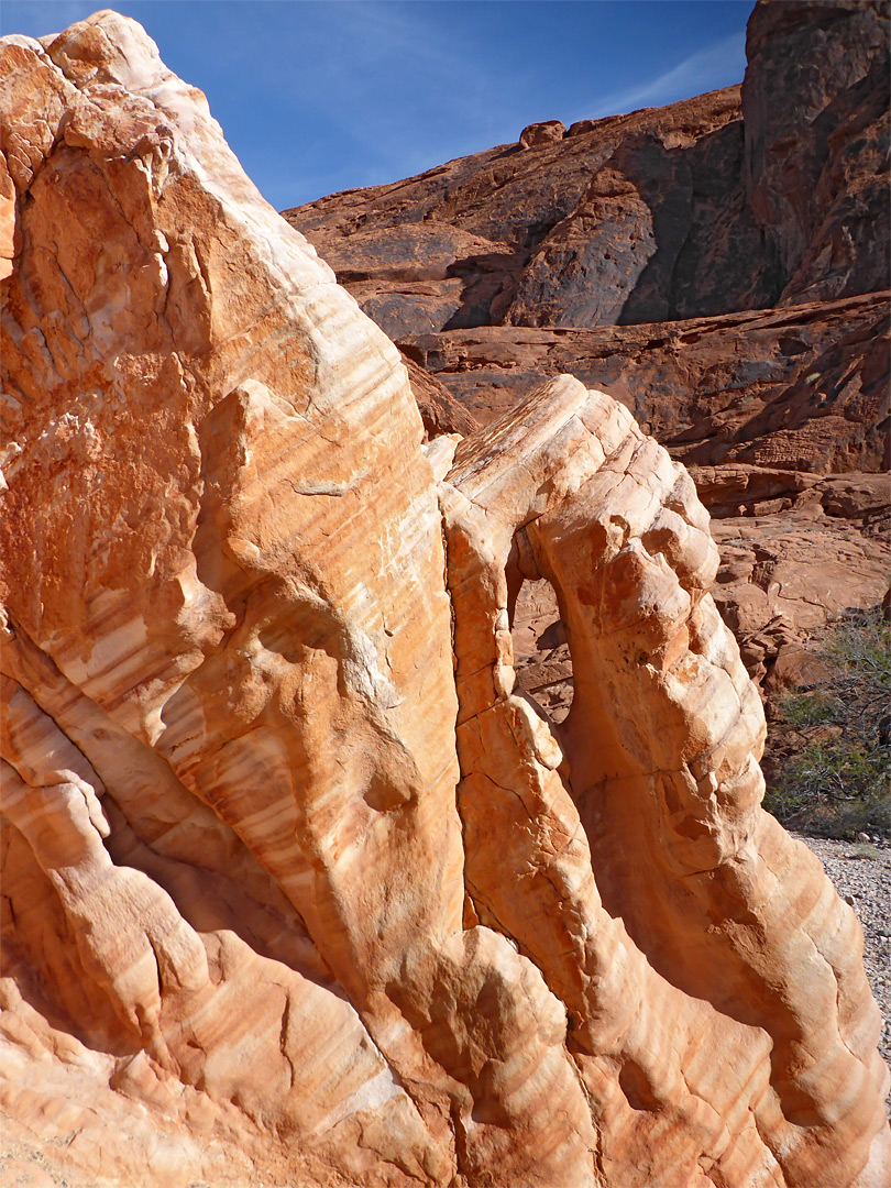 Orange sandstone