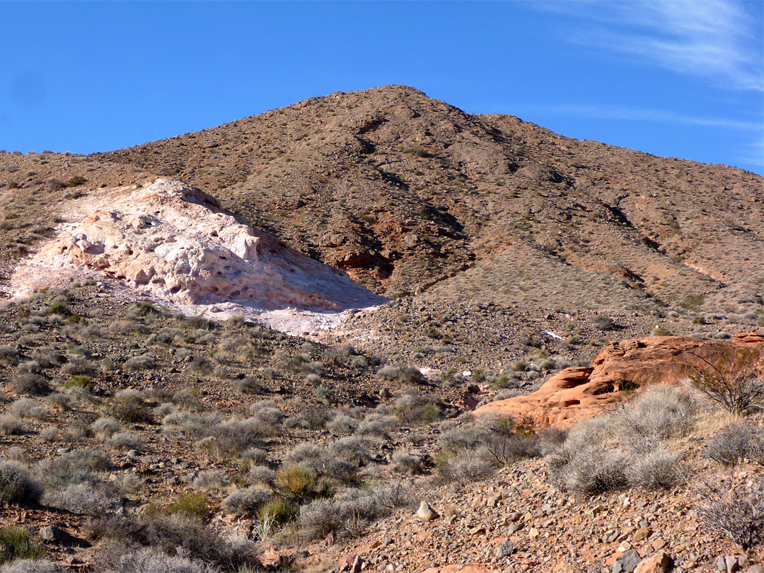 White outcrop