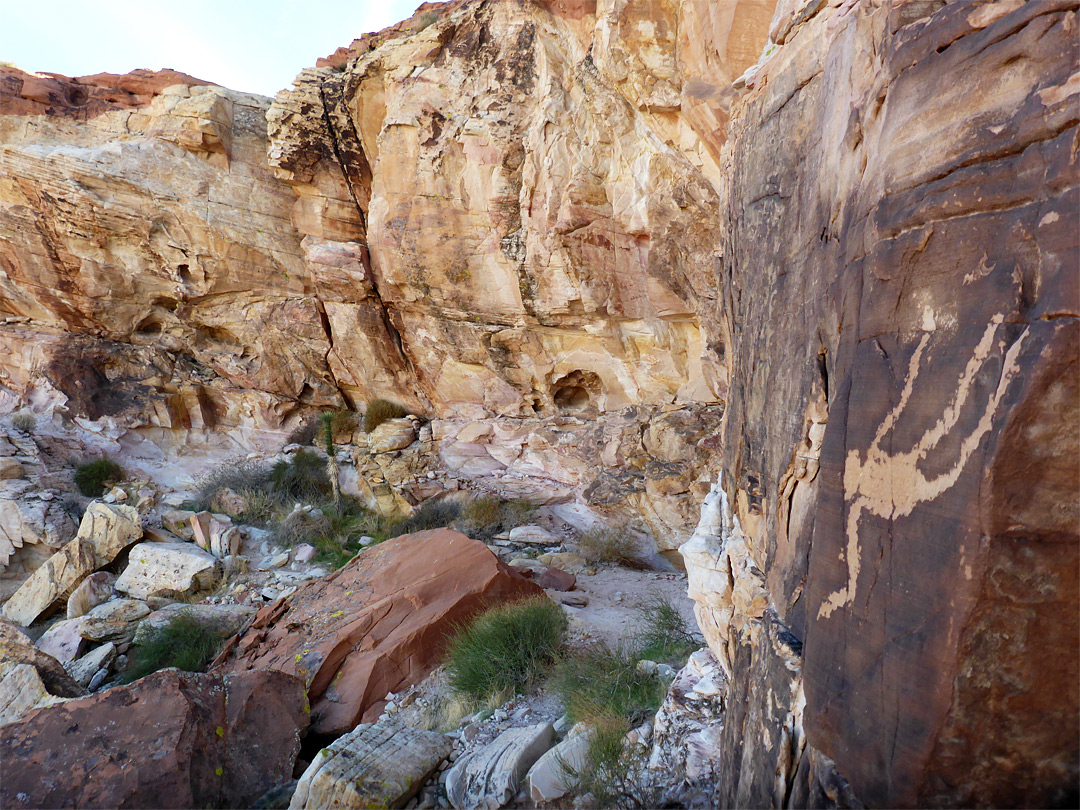 Cliffs of falling man