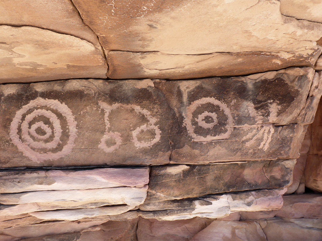 Four petroglyphs