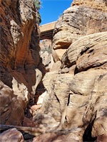 Narrows below the bridge