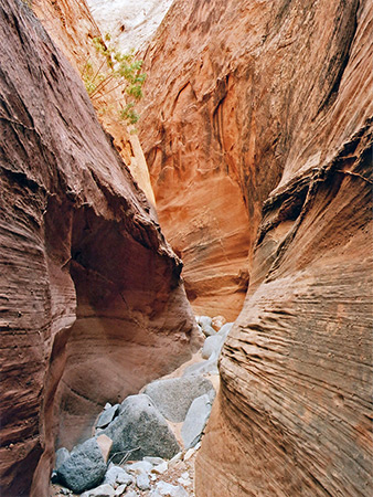 Bend in the canyon