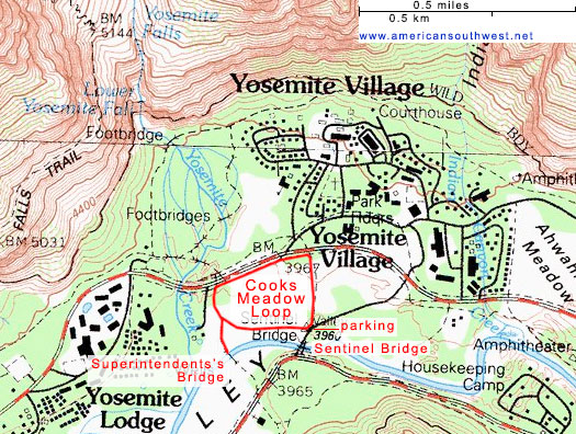 Map of Cook's Meadow