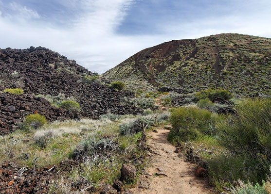 Start of the Cinder Cone Trail