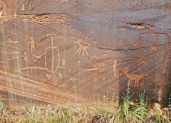 Moonflower Canyon petroglyphs