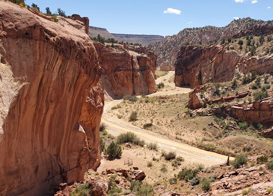 Above the Paria River narrows