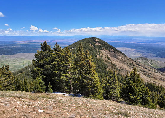 View southeast, across Peak 11142