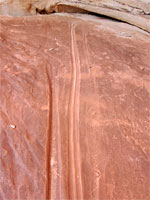 Grooves in the sandstone