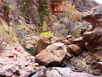 Jumbled boulders