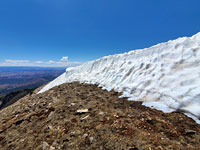 Bank of snow