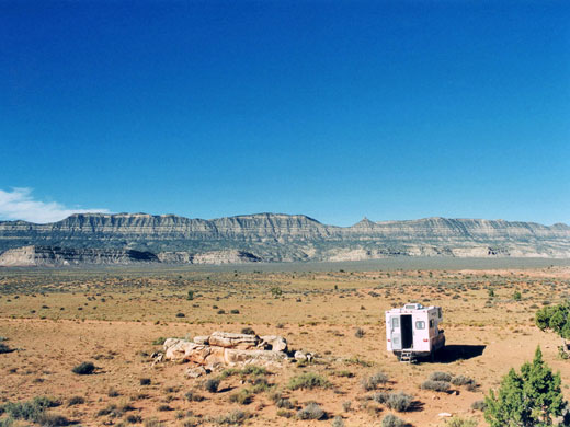 Camping along the Hole-in-the-Rock Road