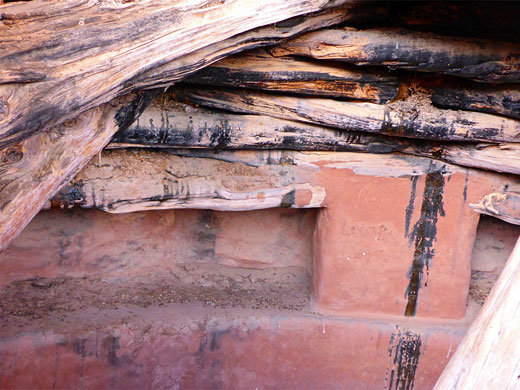 Bench in the kiva